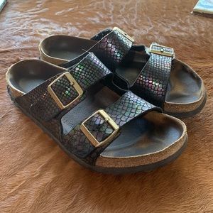 Snakeskin Birkenstock Arizona
